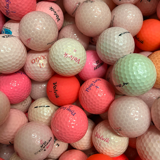 pinkki golfpallosekoitus
